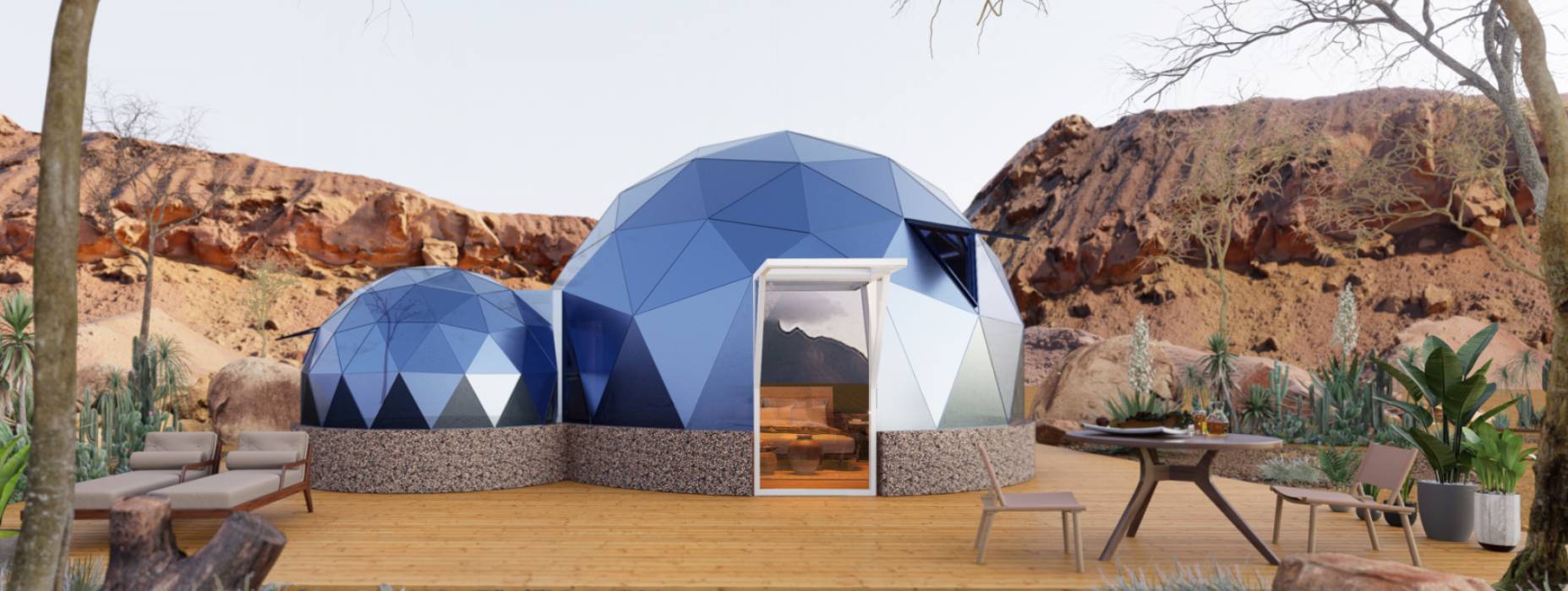 申扎县球形智能光伏玻璃星空房